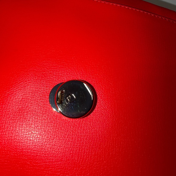 Red Leather Backpack - Picture 10 of 14
